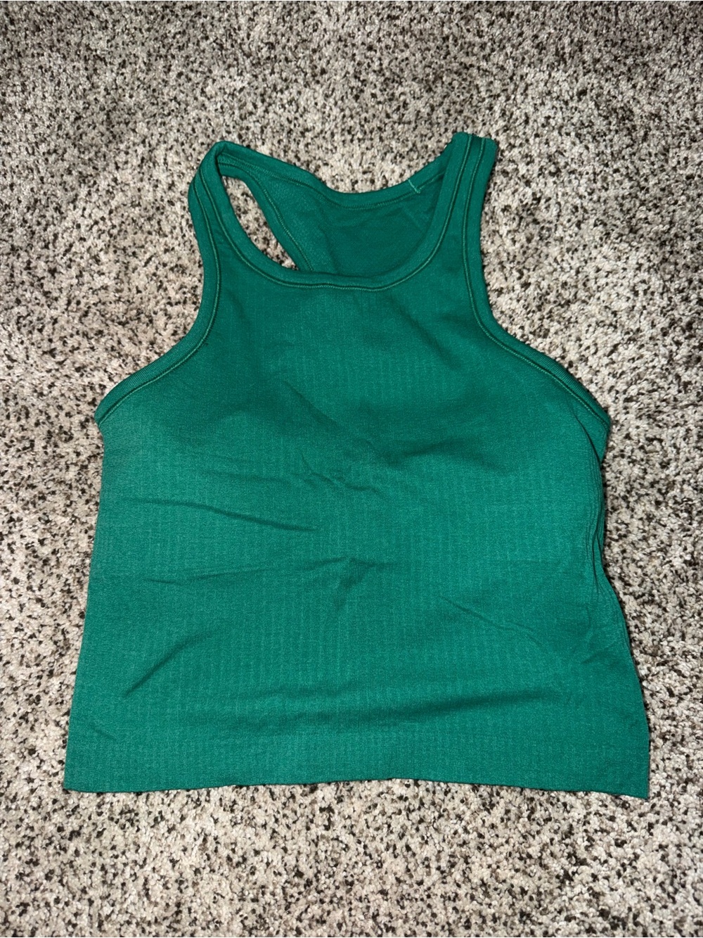 lululemon athletica Green Racerback Tank Top